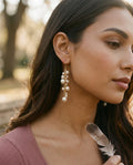 [AI-GEN] Elegant Long Pearl Drop Earrings
