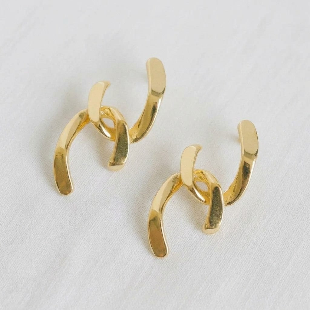 [AI-GEN] Statement Geometric Drop Earrings