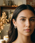[AI-GEN] Elegant French Inspired Pearl Hoop Earrings