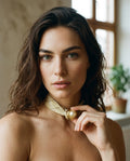 [AI-GEN] OOAK Silk Tie & Clip On Pearl Pendant Necklace or Bracelet