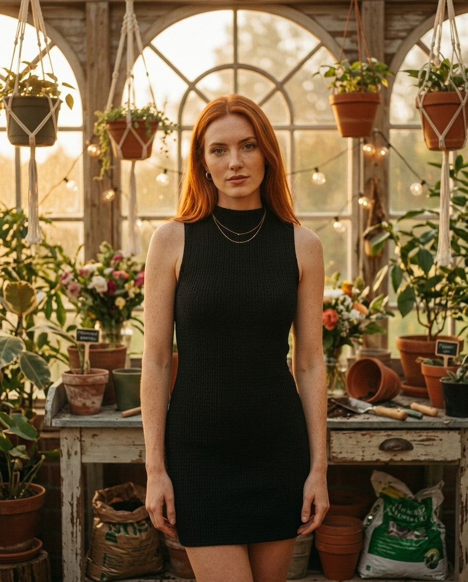 [AI-GEN] Sadie & Sage Maris Raised Knit Mini Dress