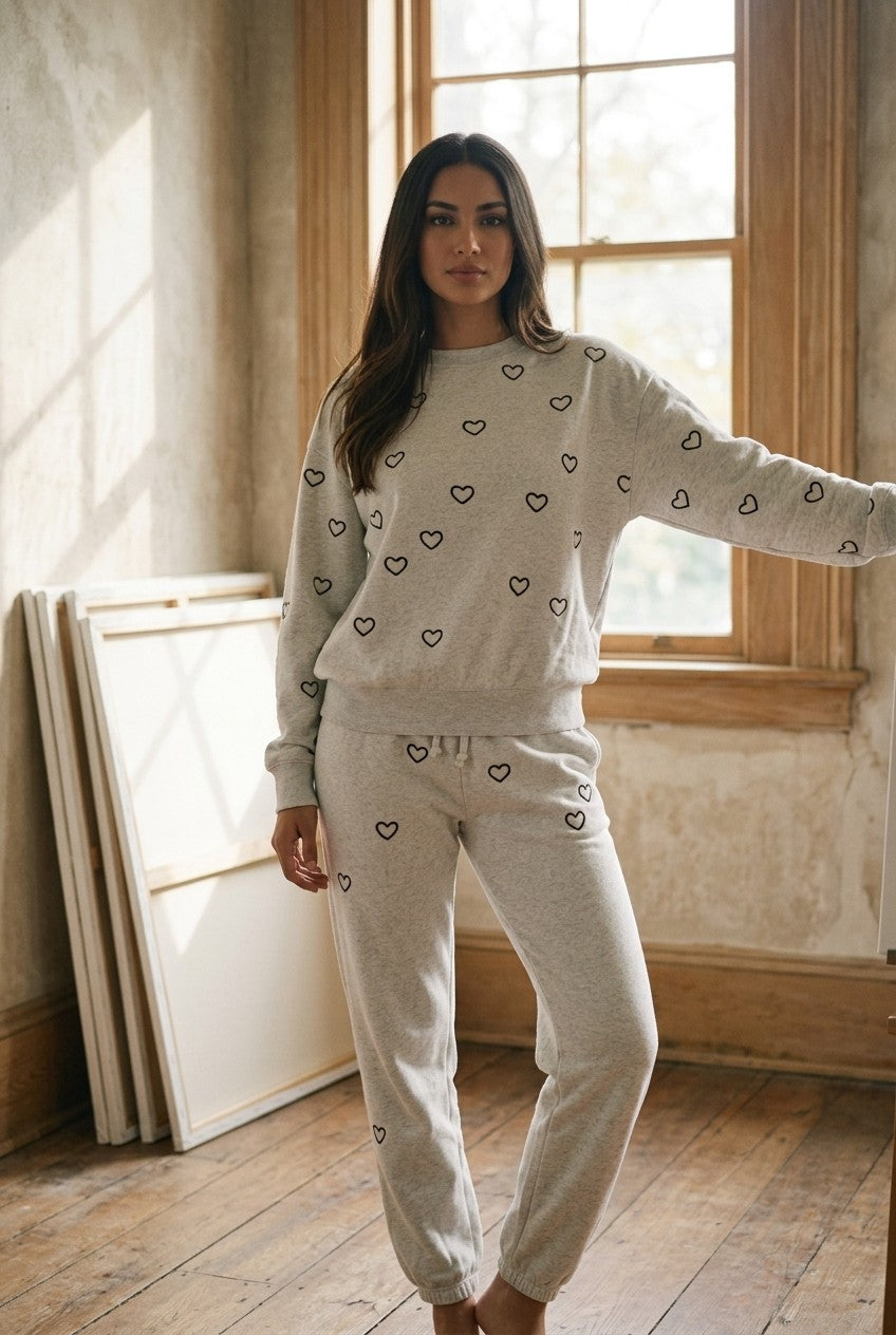 [AI-GEN] Chaser Tossed Hearts Long Sleeve