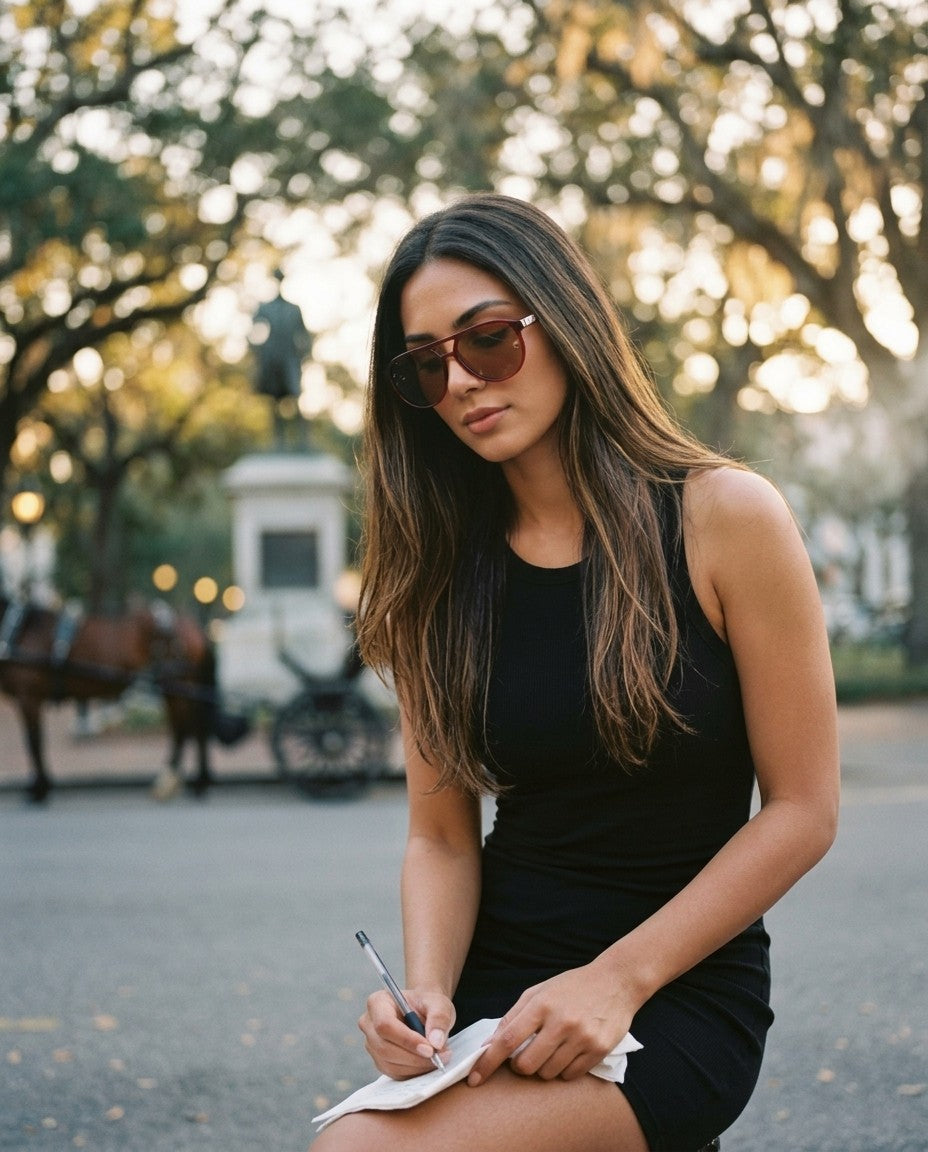 [AI-GEN] WMP Hudson Modern Aviator Sunglasses