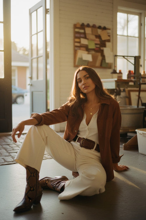[AI-GEN] Free People Breezy Denim Pull On