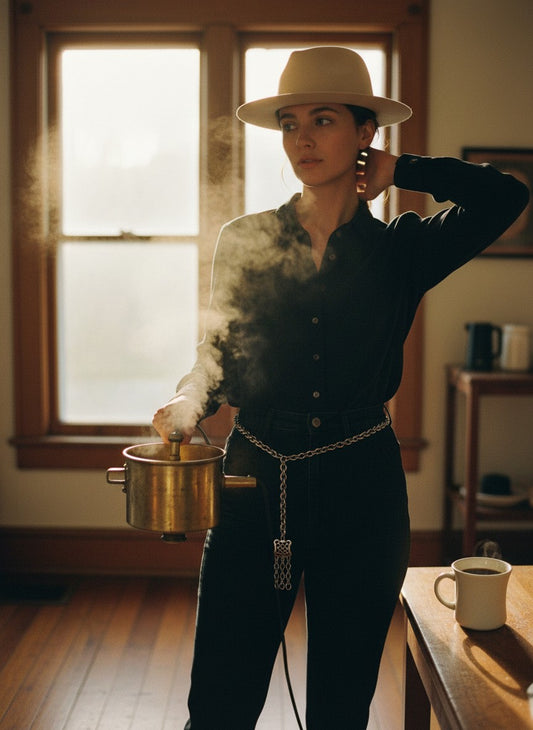 [AI-GEN] OOAK Vintage Chain Belt
