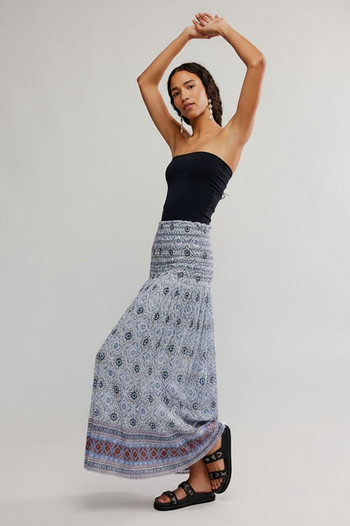 [AI-GEN] Free People Ravenna Printed Maxi Skirt