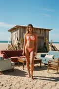 [AI-GEN] Maaji Peach Coral Trinity Bottom