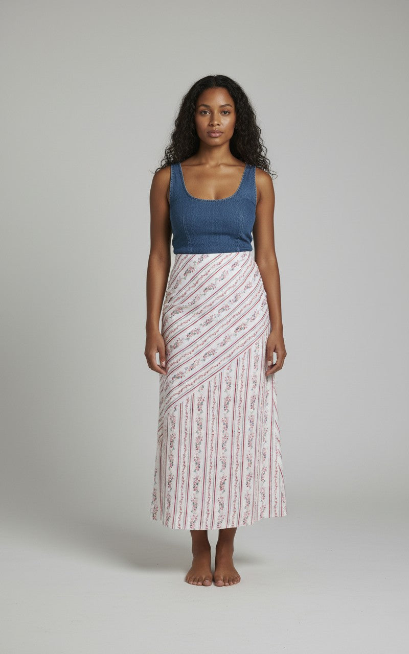 [AI-GEN] Sage the Label Rosebud Maxi Skirt
