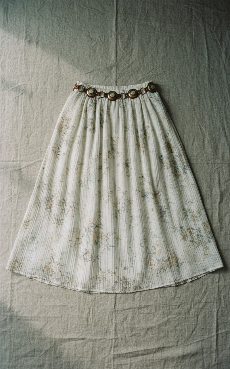 [AI-GEN] Sage the Label Deja Vu Bubble Maxi Skirt