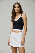 [AI-GEN] Ocean Drive Denim Skort