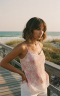 [AI-GEN] Bailey Rose Floral Cowl-neck Cami Top