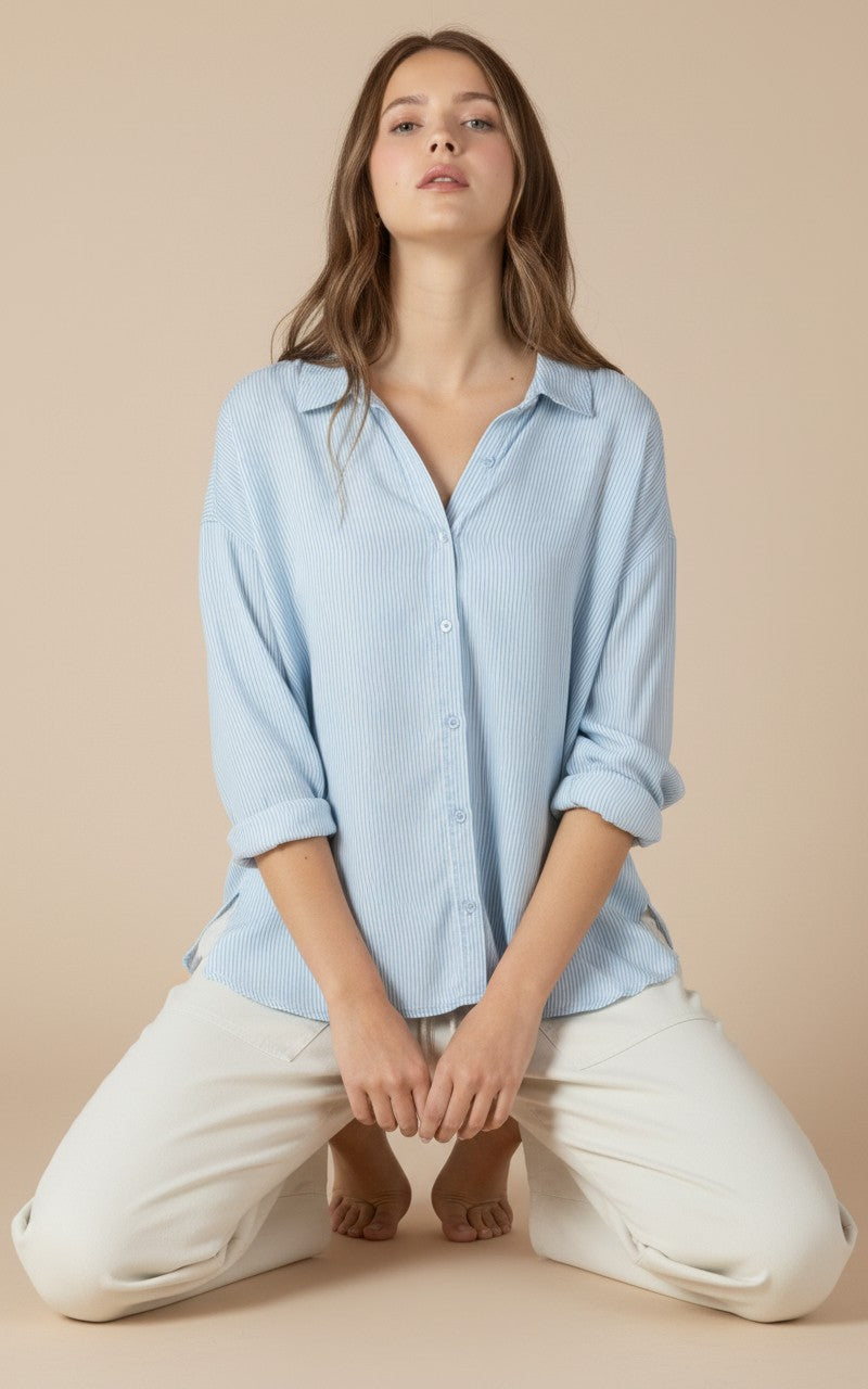 [AI-GEN] Dex Relaxed Button Front Shirt