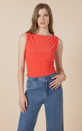 [AI-GEN] Dex Shirred Detail Tank