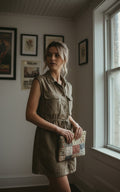 [AI-GEN] Dex Utility Drawstring Waist Mini Dress