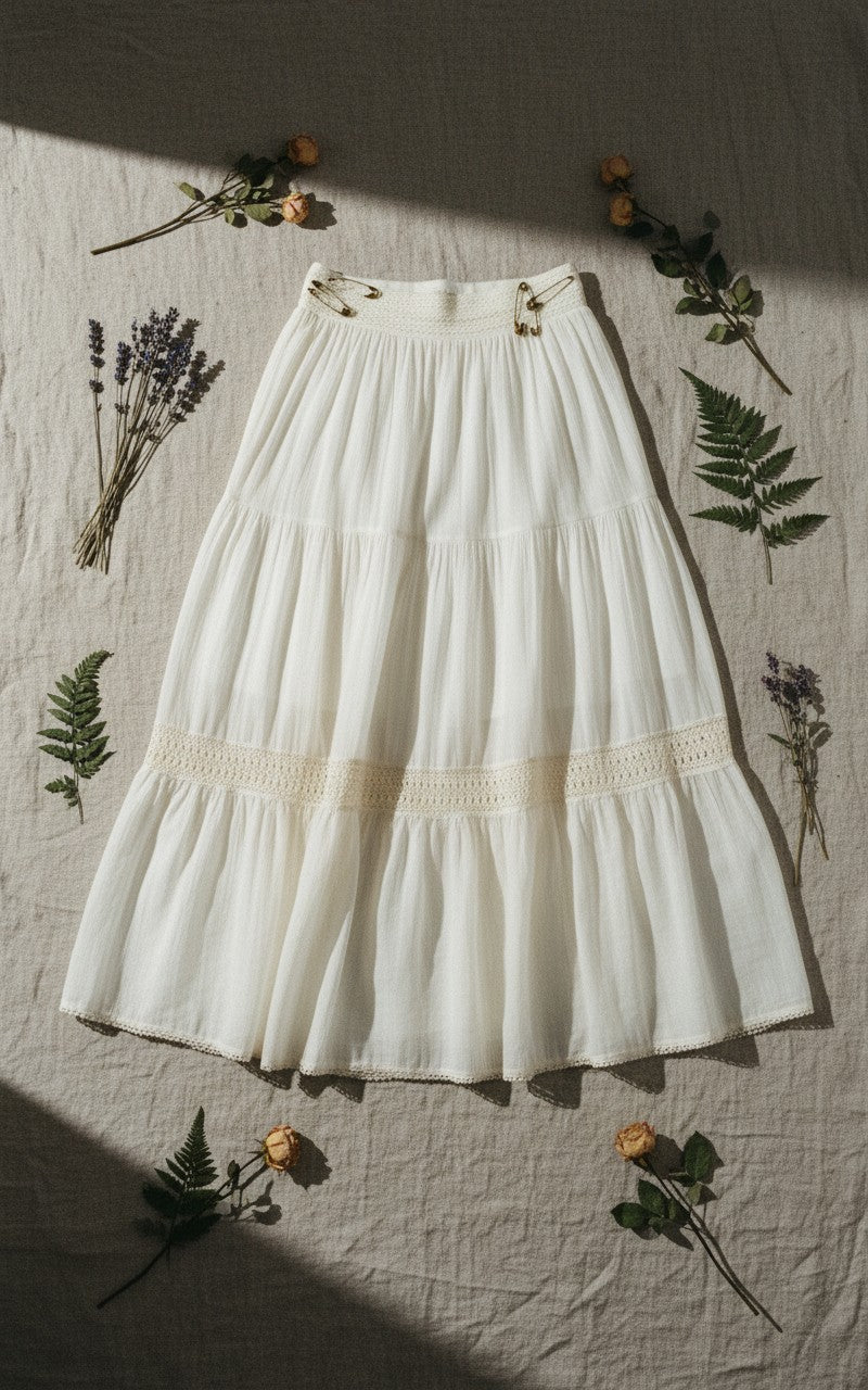 [AI-GEN] Dex Crochet Maxi Skirt