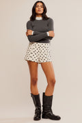 [AI-GEN] Free People Ana Printed Micro Short