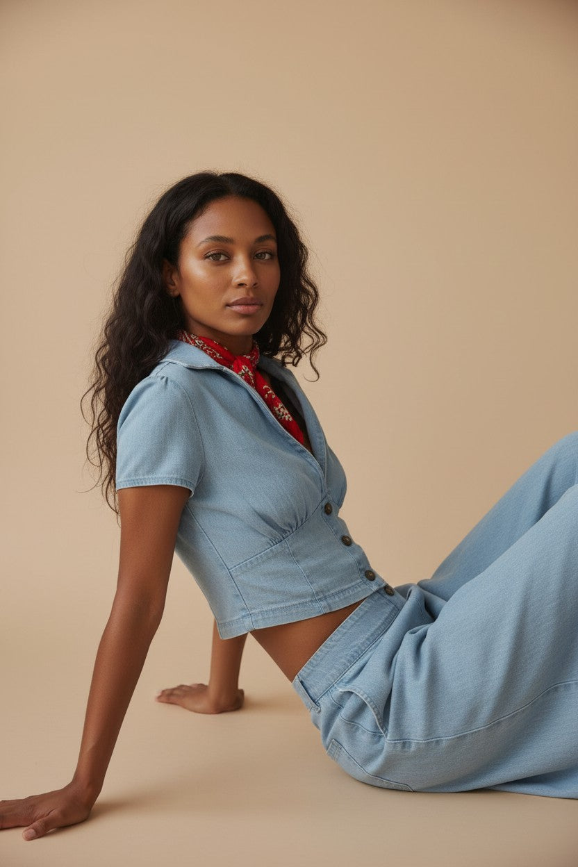 [AI-GEN] Free People Easy Does It Top