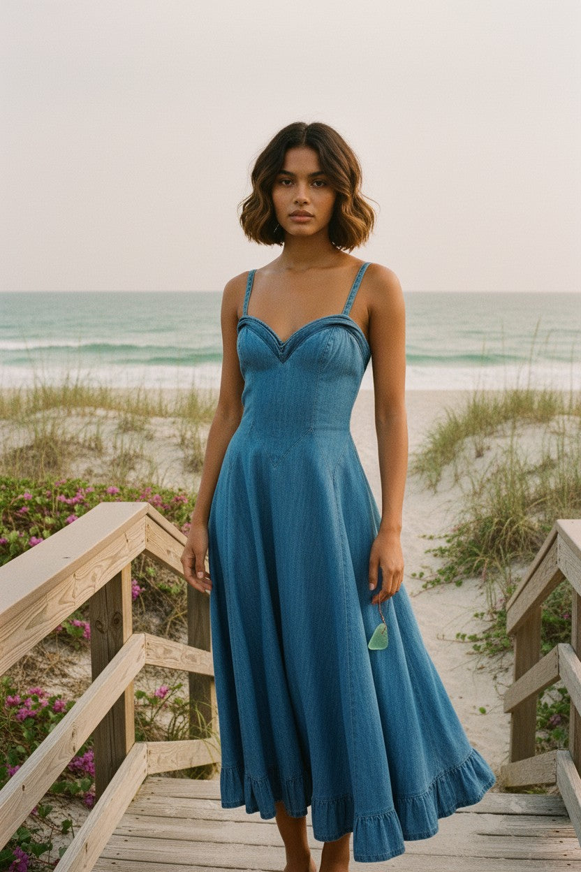 [AI-GEN] Free People Another Season Midi Dress
