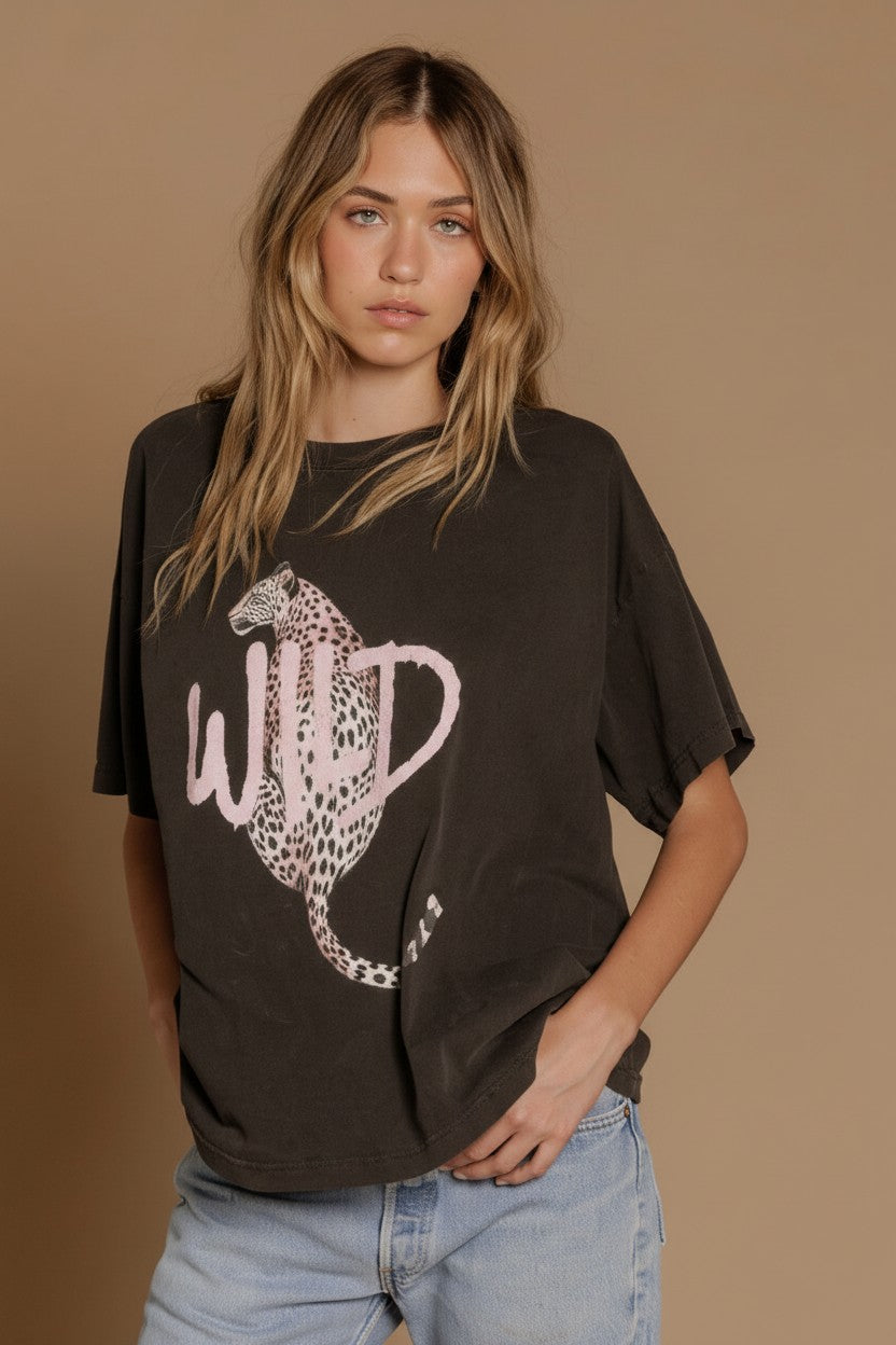 [AI-GEN] All Us Wild Leopard Big Boy Tee