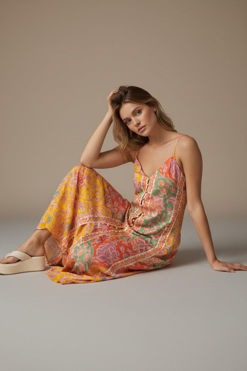[AI-GEN] Maaji Arabian Nights Oasis Dress