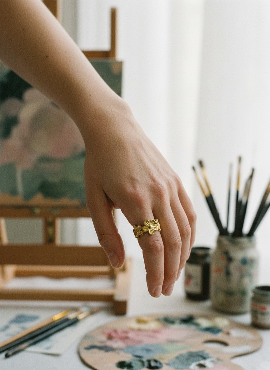 [AI-GEN] Floral Ring