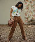 [AI-GEN] OOAK Vintage Hanky Crop Tee