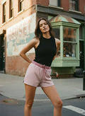 [AI-GEN] Mid Rise Stripe Shorts