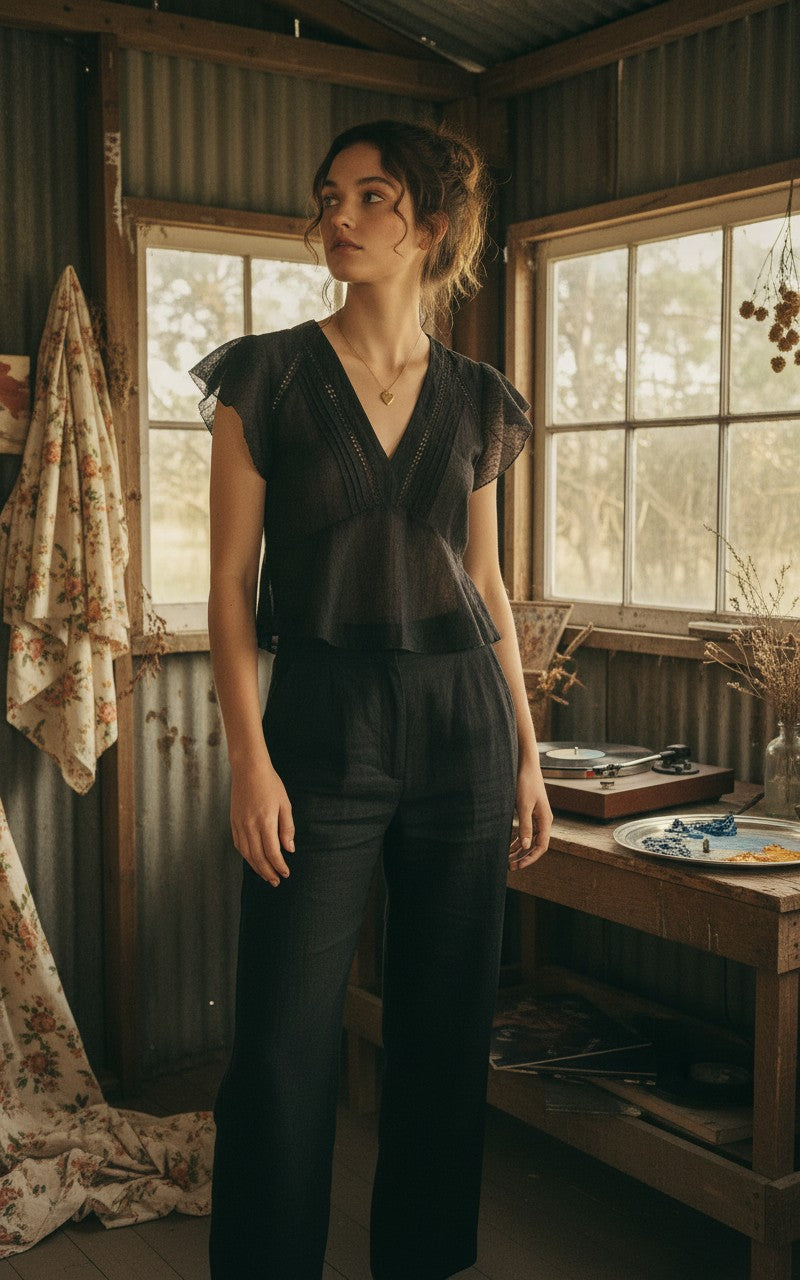 [AI-GEN] Steve Madden Leyla Top
