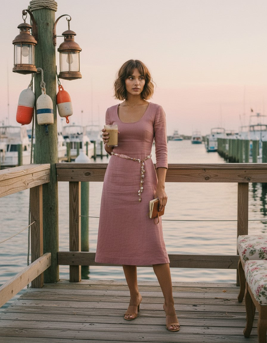 [AI-GEN] OOAK Floral Chiffon Necklace or Waist Chain