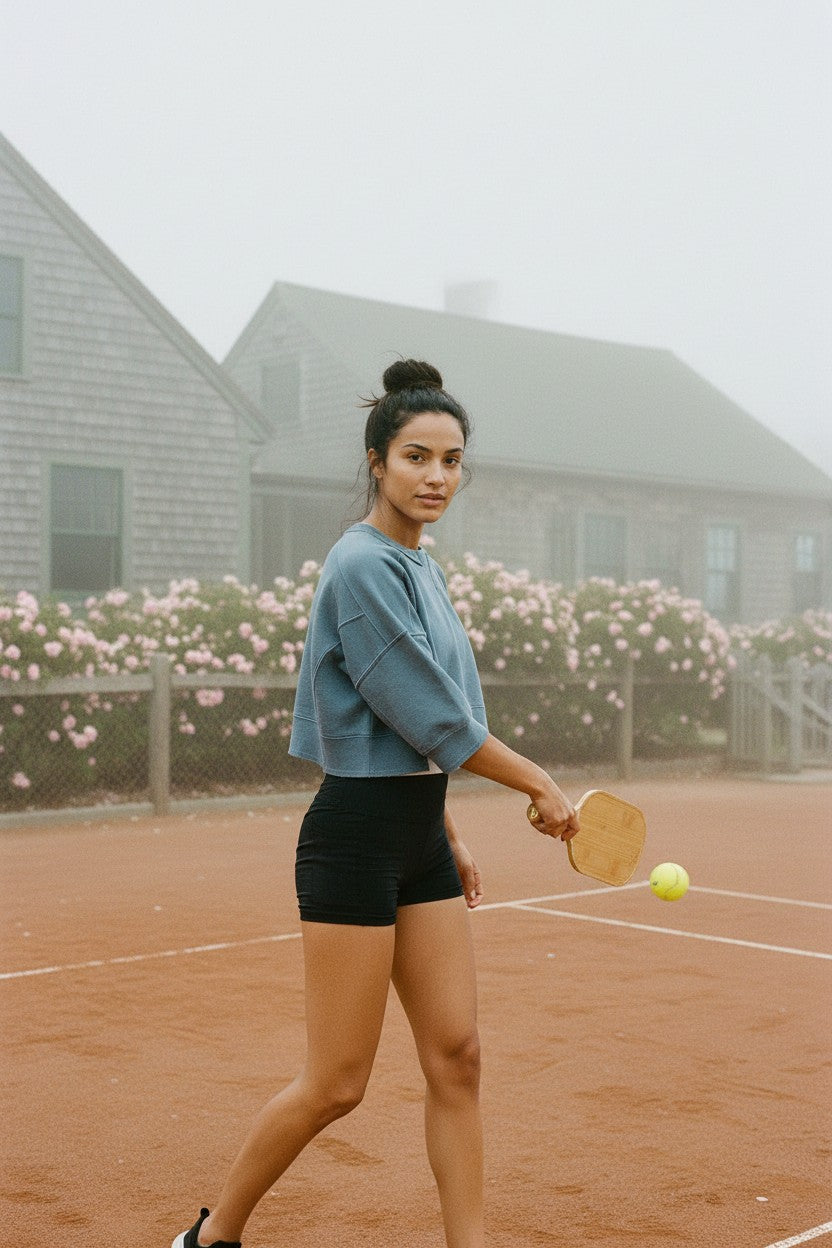 [AI-GEN] Free People Short Sleeve Intercept Pullover