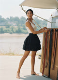 [AI-GEN] Elan Tuile Layer Mini Skirt