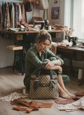 [AI-GEN] OOAK Authentic Vintage Dotted Handles Gucci Bag