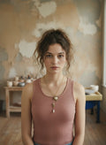 [AI-GEN] OOAK Vintage Heart & Pearl Drop Necklace