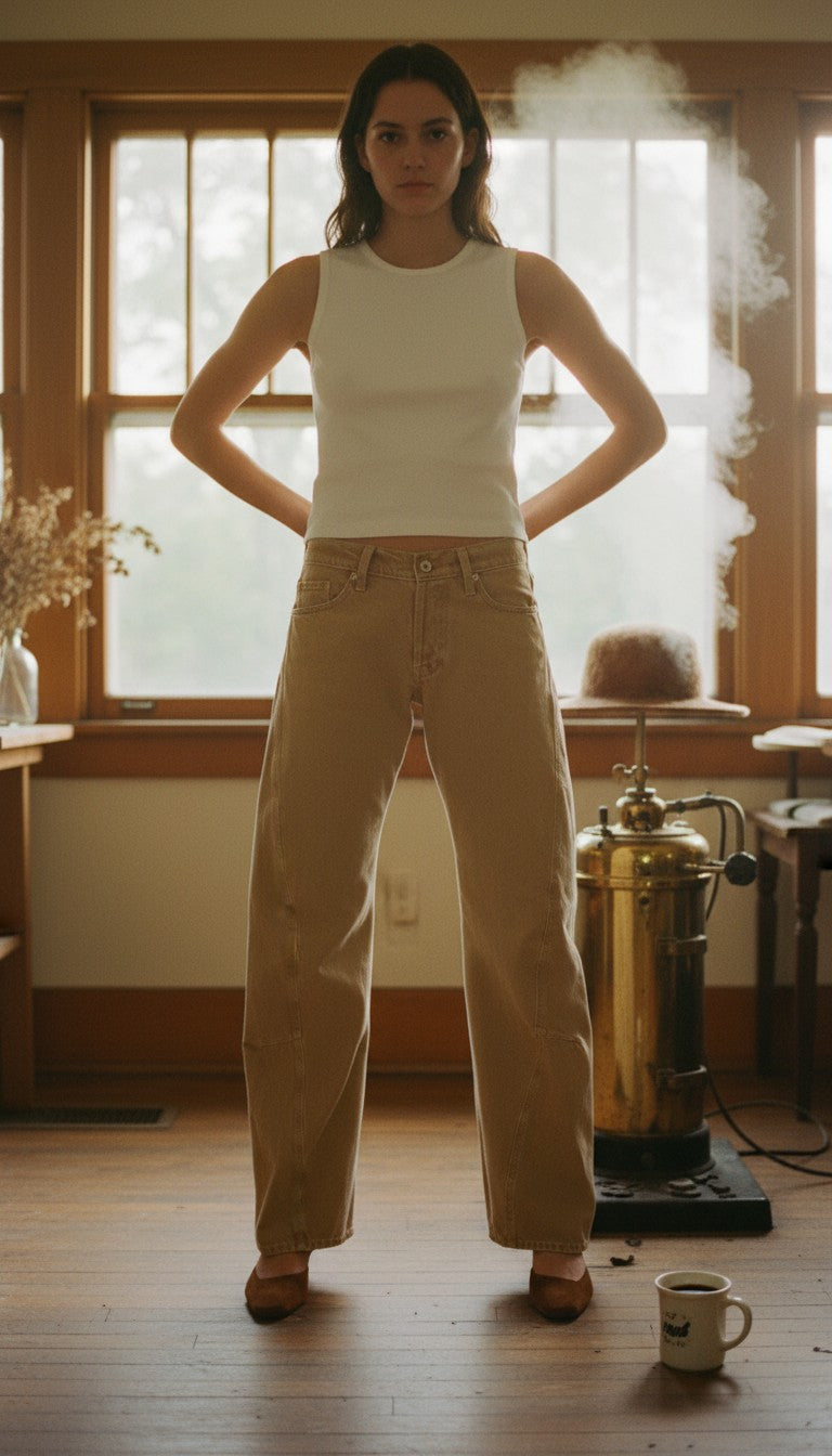 [AI-GEN] Free People Fable Twisted Seam Jean