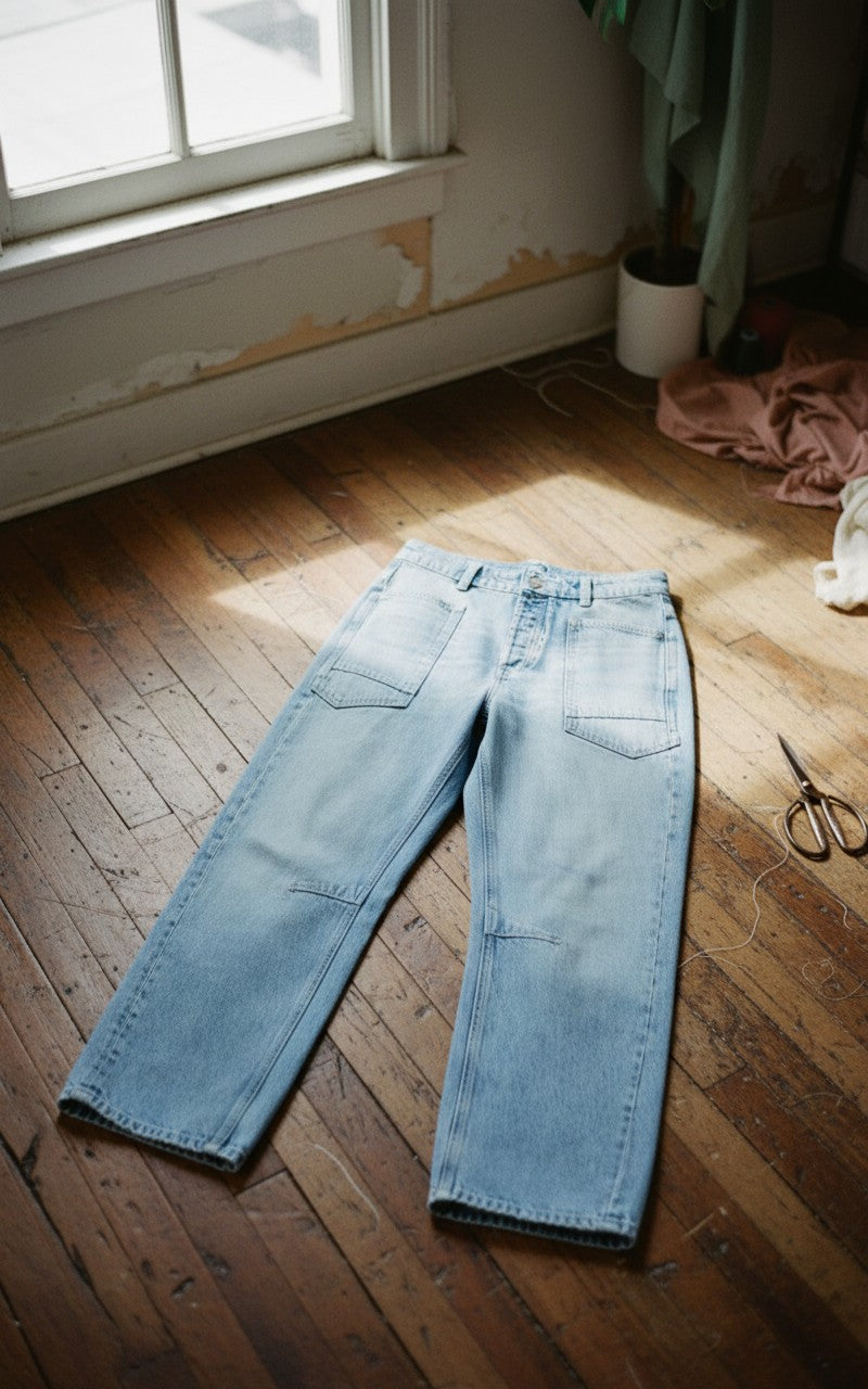 [AI-GEN] Free People Minimalist Moxie Boyfriend Jeans