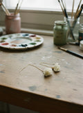 [AI-GEN] Handmade Vintage Lace Flower Ear Threaders
