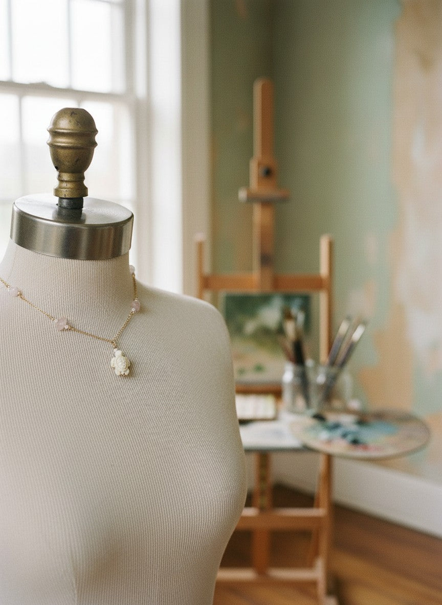 [AI-GEN] Handmade Precious Sea Turtle Charm Necklace
