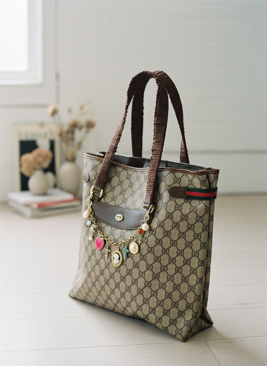 [AI-GEN] OOAK VIntage Large Gucci GG Supreme Tote