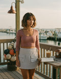 [AI-GEN] Striped Skort
