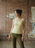 [AI-GEN] NikiBiki Lace Textured Square Tank Top