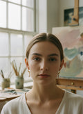 [AI-GEN] Handmade Small Pearl Drop Huggie Earrings