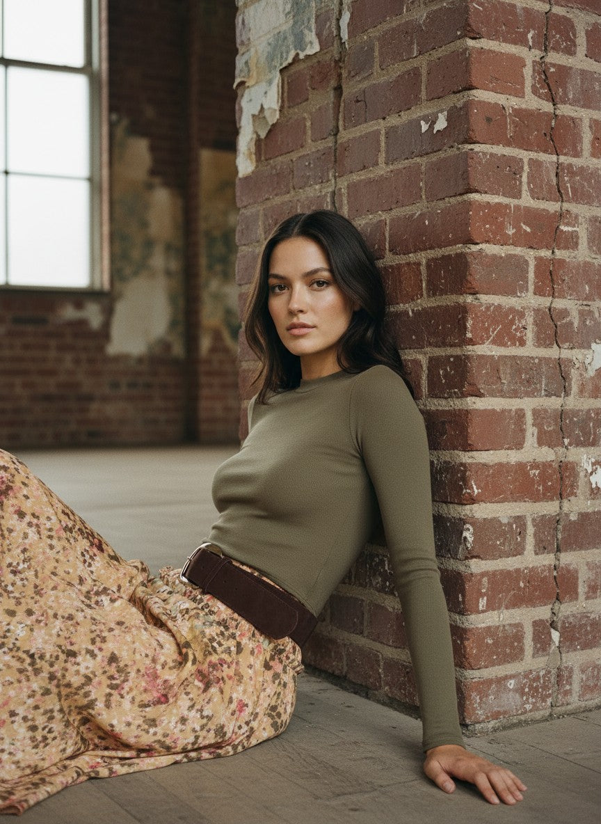 [AI-GEN] Sadie & Sage Ronan Crewneck Top