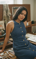 [AI-GEN] Sadie & Sage Get Like This Buttoned Mini Dress