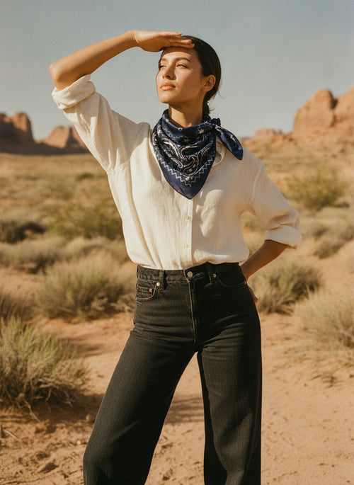 [AI-GEN] Satin Scarf