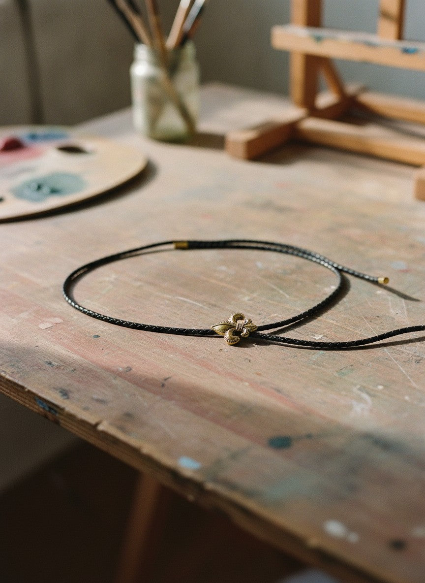 [AI-GEN] Handmade Fleur de Lis Bolo