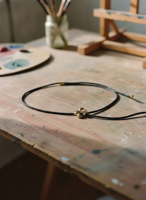 [AI-GEN] Handmade Fleur de Lis Bolo