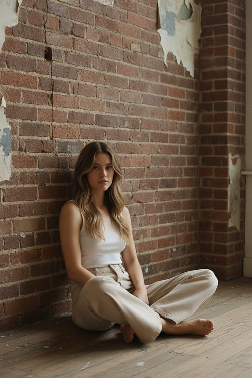 [AI-GEN] Bayeas New York Wide Leg Jean