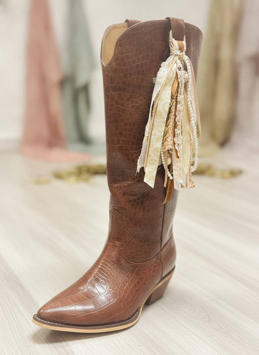 [AI-GEN] OOAK Vintage Key Boot/Bag Charm