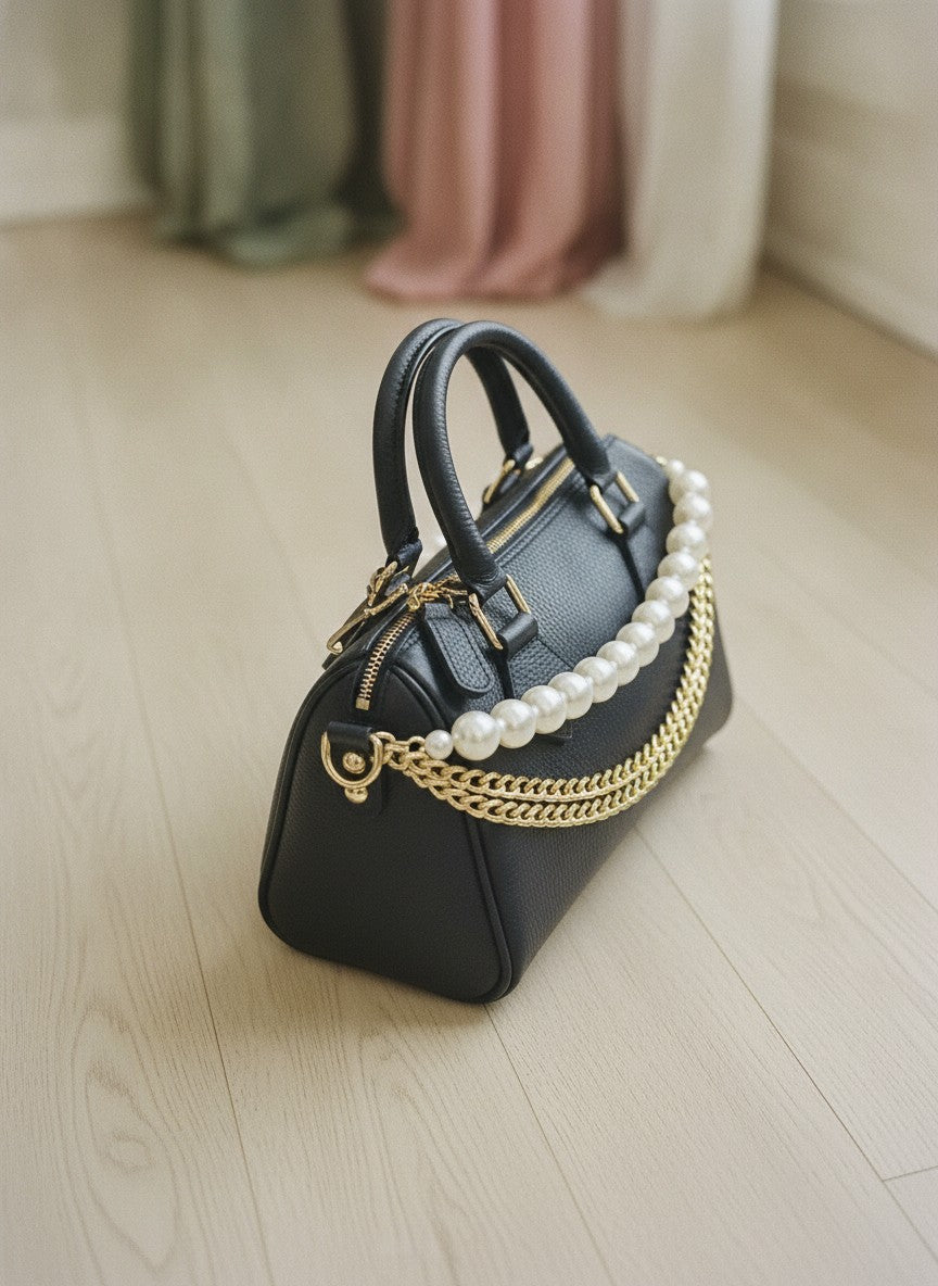 [AI-GEN] Big Pearl and Chain Bag Chain