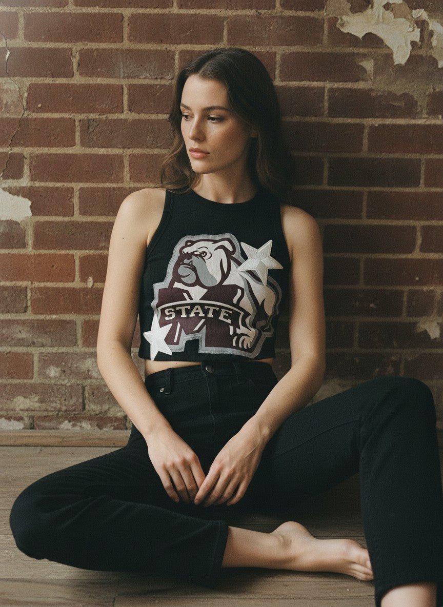 [AI-GEN] OOAK Bulldog Star Tank